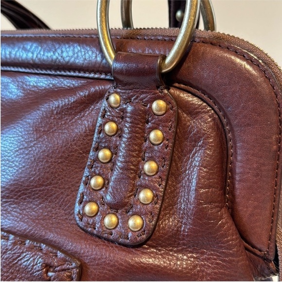 Via Spiga X- Large Chester Brown Leather Hobo Handbag - Picture 9 of 12